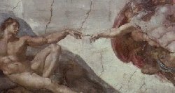 Detalhe de A Criação - Capela Cistina - Michelangelo Buonarotti